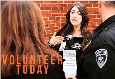 Victim Advocate Volunteers — Thornton Police Department