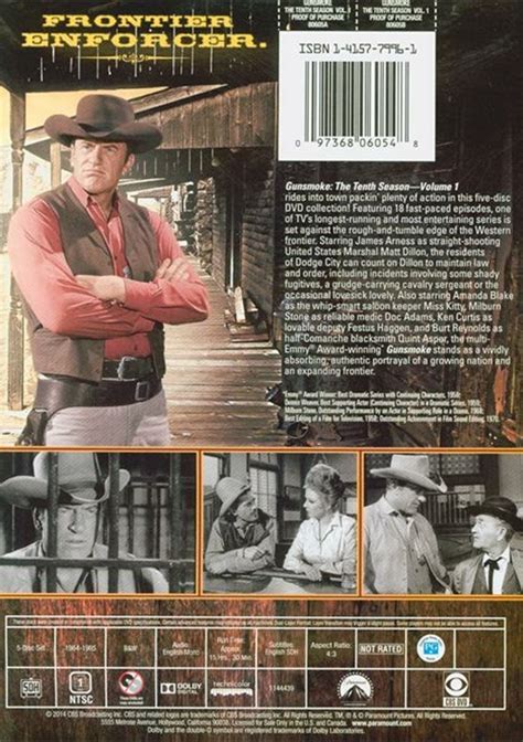 Gunsmoke: The Tenth Season - Volume One (DVD 1964) | DVD Empire