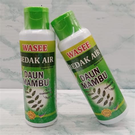 Wasee Bedak Air Daun Mambu New Look Ready Stock Original