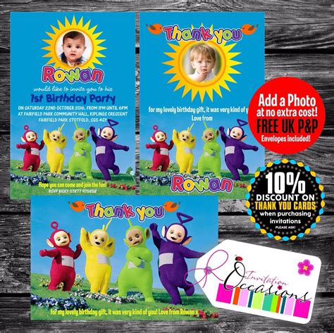 Teletubbies Invitations