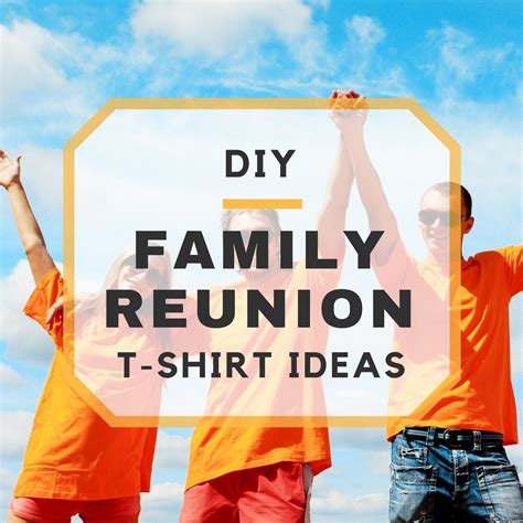 DIY Family Reunion T-shirt Ideas