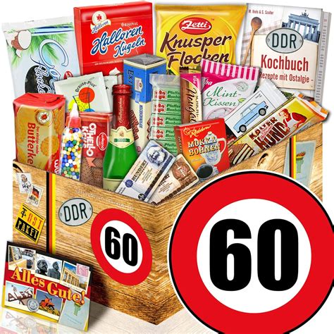 DDR Suessigkeiten Box DDR Box XXL Zahl 60 Ostpaket XXL Amazon De