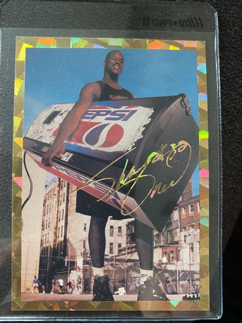 Shaquille O Neal Rookie Of The Year Pepsi Special Promo Card