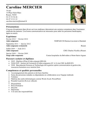 Exemple De Cv D Aide Soignante 6240 Hot Sex Picture