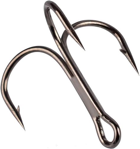 Amazon GuaziV 50pcs Lot Treble Hooks Classic Fishing Hooks Strong