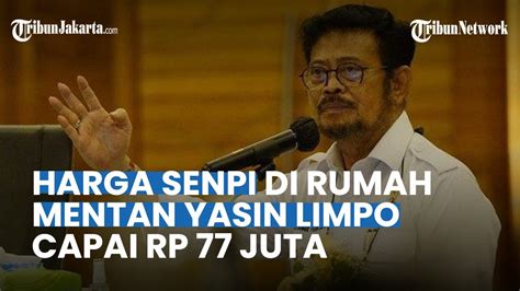 Harga Senpi Yang Ditemukan Di Rumah Dinas Syahrul Yasin Limpo Ditaksir