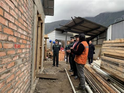 Constatan en terreno avance del proyecto de construcción de red contra