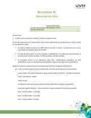 U3 Solucion de caso A10 1 docx ACTIVIDAD X SOLUCIÓN DE CASO Fecha