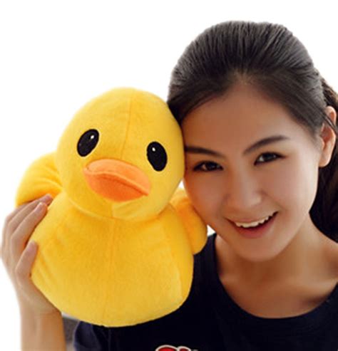 Buy 30cm Plush Yellow Duck Soft Stuffed Animal Toy Sofa Decoration For