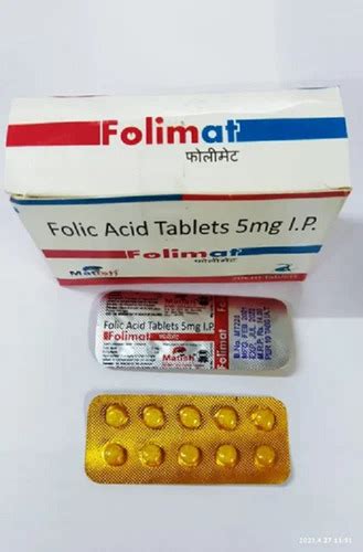 Folimat Folic Acid Mg Tablet Ip X Blister At Best Price In