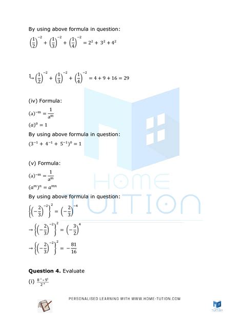 Ncert Solutions For Class Maths Chapter Exponents And Powers