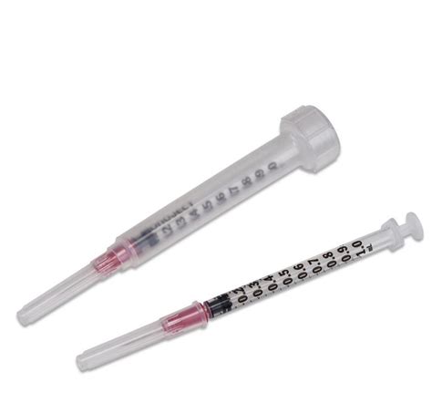 Monoject™ Tuberculin Syringe With Permanent Needle Rigid Pack 05ml