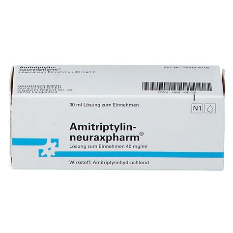 Amitriptylin Neuraxpharm Ml Mit Dem E Rezept Kaufen Shop Apotheke