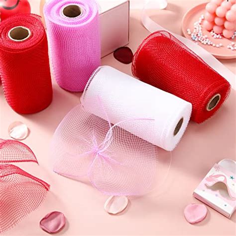 Rolls Deco Poly Mesh Ribbons Feet Each Roll Poly Burlap Mesh For