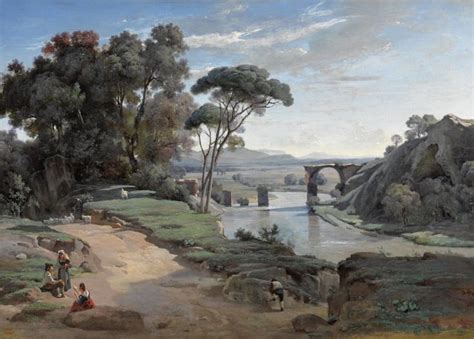 Jean Baptiste Camille Corot Le Pont De Narni 1827 Rome Painting