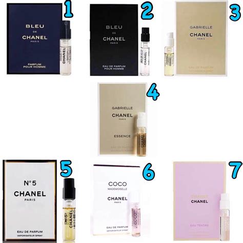 Chanel Vials Mini Samples 15ml Chanel Bleu De Chanel Edp Silver