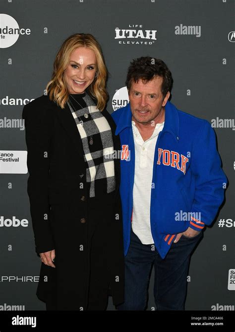 Park City Usa 20th Jan 2023 Tracy Pollan And Michael J Fox Attend The 2023 Sundance Film