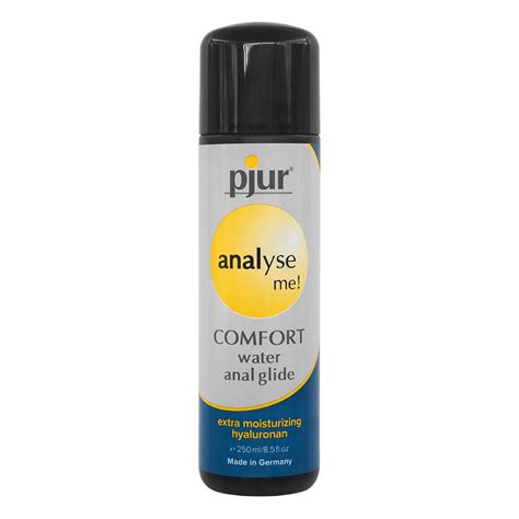 Pjur Analyse Me Comfort Water Anal Glide 250ml Water Based Lubricant