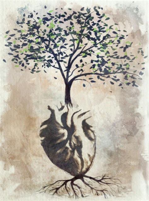 Heart: tree of life | Earth art, Painting, Heart art