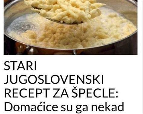 Ovaj Tradicionalni Jugoslovenski Recept Za Spekle Nekada Je Bio