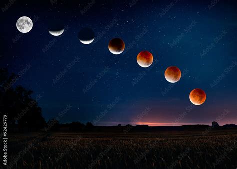 Bloody moon Stock Photo | Adobe Stock