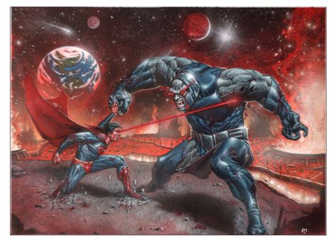 Superman vs Darkseid by andrema on DeviantArt