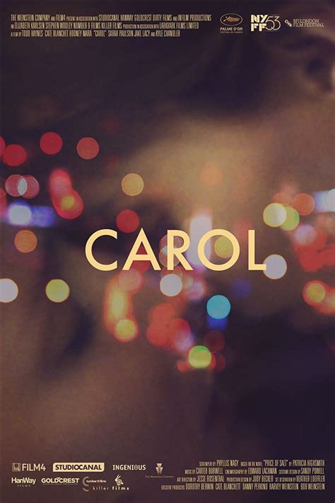 Carol 2015 キャロル 映画 映画 ポスター