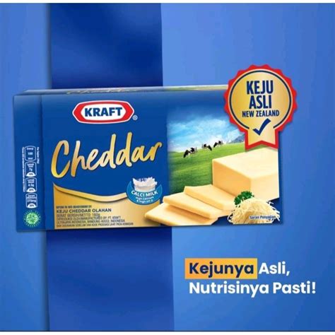 Jual Kraft Keju Chedar Blok 150 Gram Keju Asli Dari Susu Shopee Indonesia