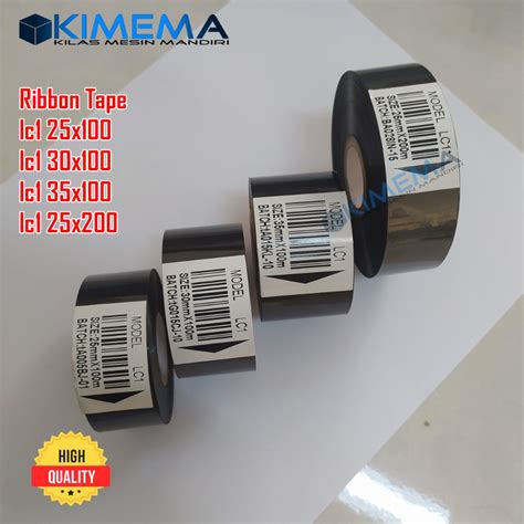 Jual Hot Stamping Foil Ribbon Model LC1 Pita Carbon Mesin Hot Printing Shopee Indonesia