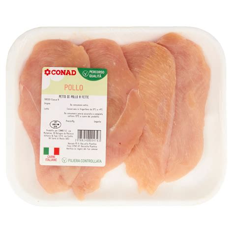 Petto Di Pollo A Fette G Conad Online Conad