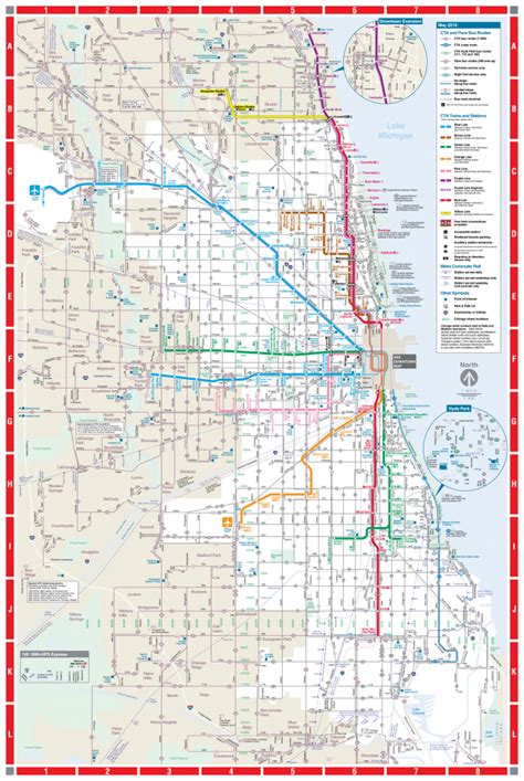 Web Based System Map Cta Pertaining To Printable Walking Map Of