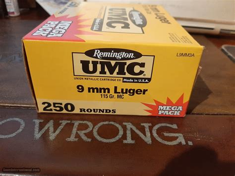 Remington Umc 9mm 250 Rds Value Pack