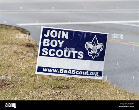 Boy scout recruitment sign hi-res stock photography and images - Alamy