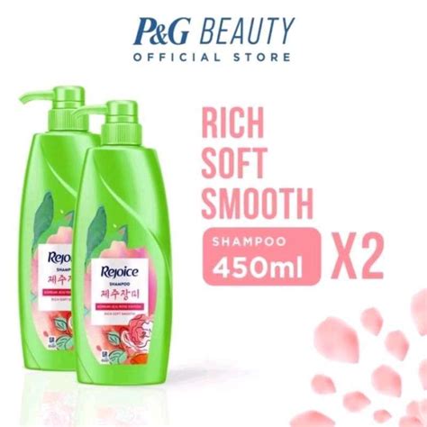 Jual Rejoice Shampoo Korean Jeju Rose Rich Soft Smooth Ml Isi Pc