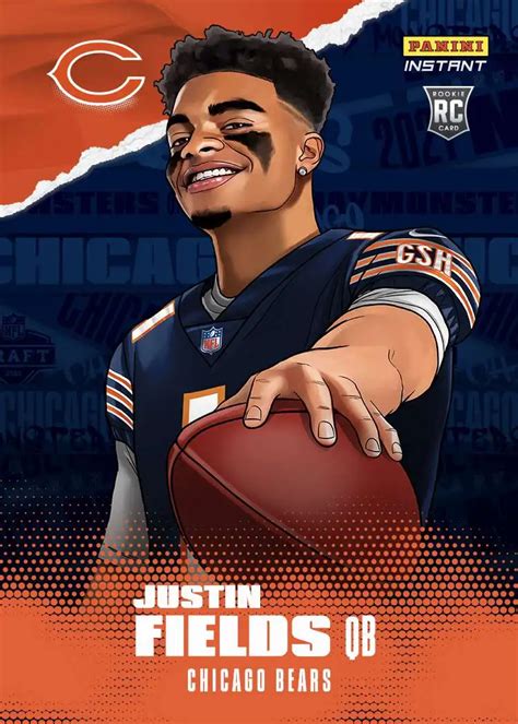 Nfl Chicago Bears 2021 Instant Draft Night Illustrations Football