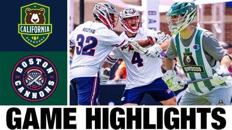 California Redwoods Vs Boston Cannons Highlights 2024 Premier