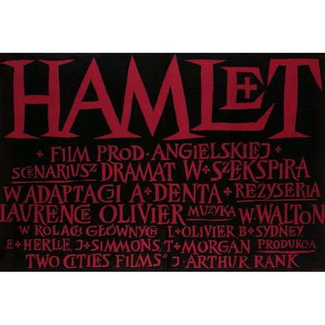 Hamlet, Polish Movie Poster