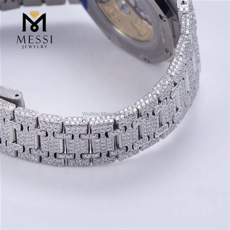 Hip Hop Moissanite Diamond Watch Pass Diamond Tester Vvs Moissanite Watch