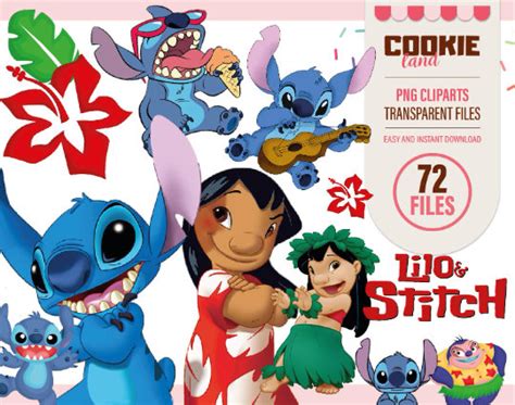 Cliparts Png Lilo Stitch Printable Cliparts Png Png Etsy M Xico