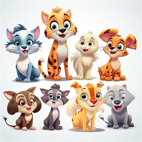 premium ai image  cartoon animal art