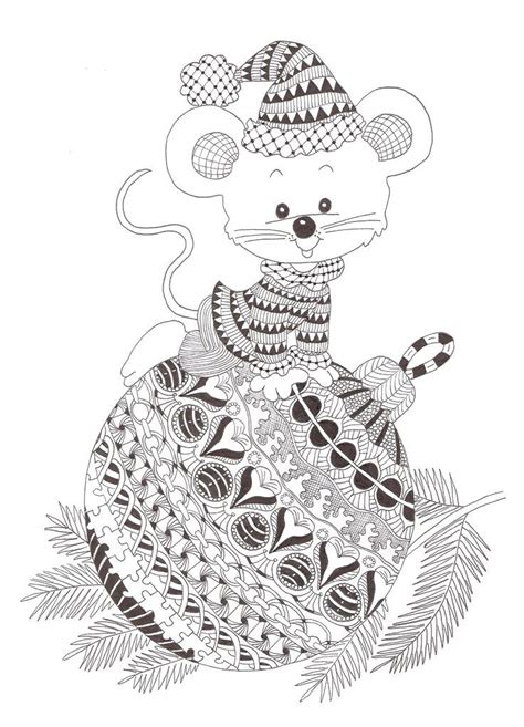 Christmas Ornament Coloring Page Christmas Coloring Pages Zentangle