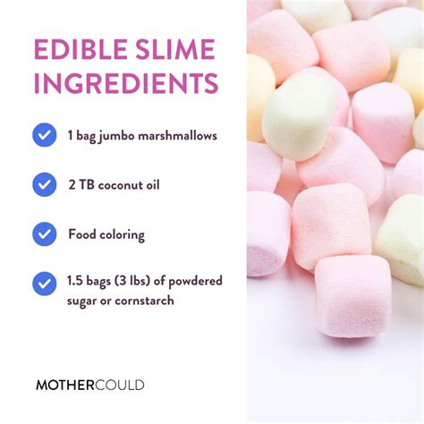 How To Make Edible Slime With Marshmallows