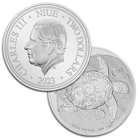 Buy Oz New Zealand Silver Hawksbill Turtle Coins Money Metals