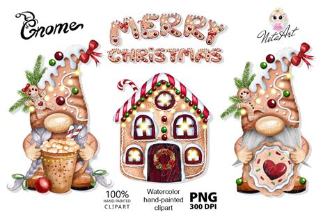 Gingerbread Gnomes for Christmas with a Graphic by Наталья Иванова