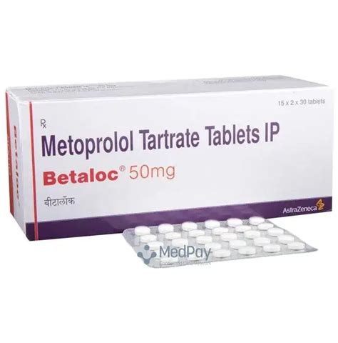 Betaloc 50mg Tab: View Price, Uses, Benefits, Side Effects | MedPay