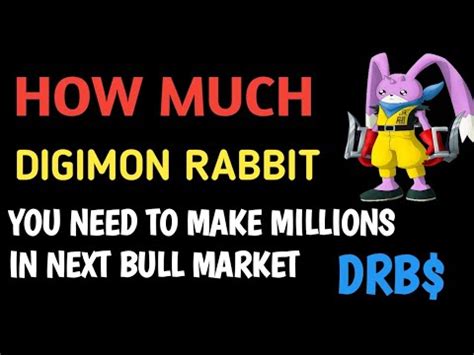 The Millionaire Token Digimon Rabbit DRB Price Prediction YouTube