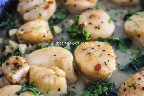 Garlic Butter Scallops Recipe | I Heart Recipes