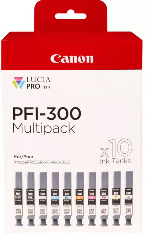 Technische Daten Canon PFI 300 Multipack Tinte für ImagePrograf PRO 300