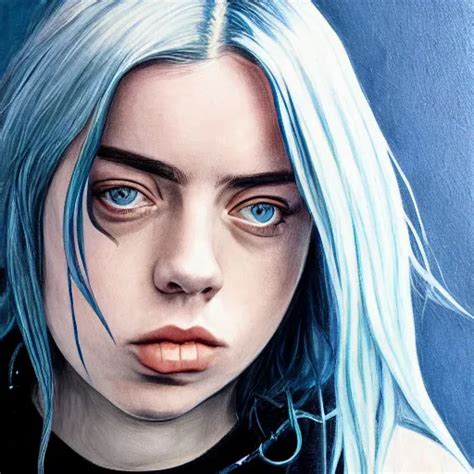 Billie Eilish Portrait By Ogata Gekko Stable Diffusion Openart