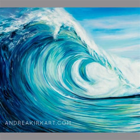 Ocean Wave Art Prints | Dipinti artistici, Dipinti di mare, Arte del ...